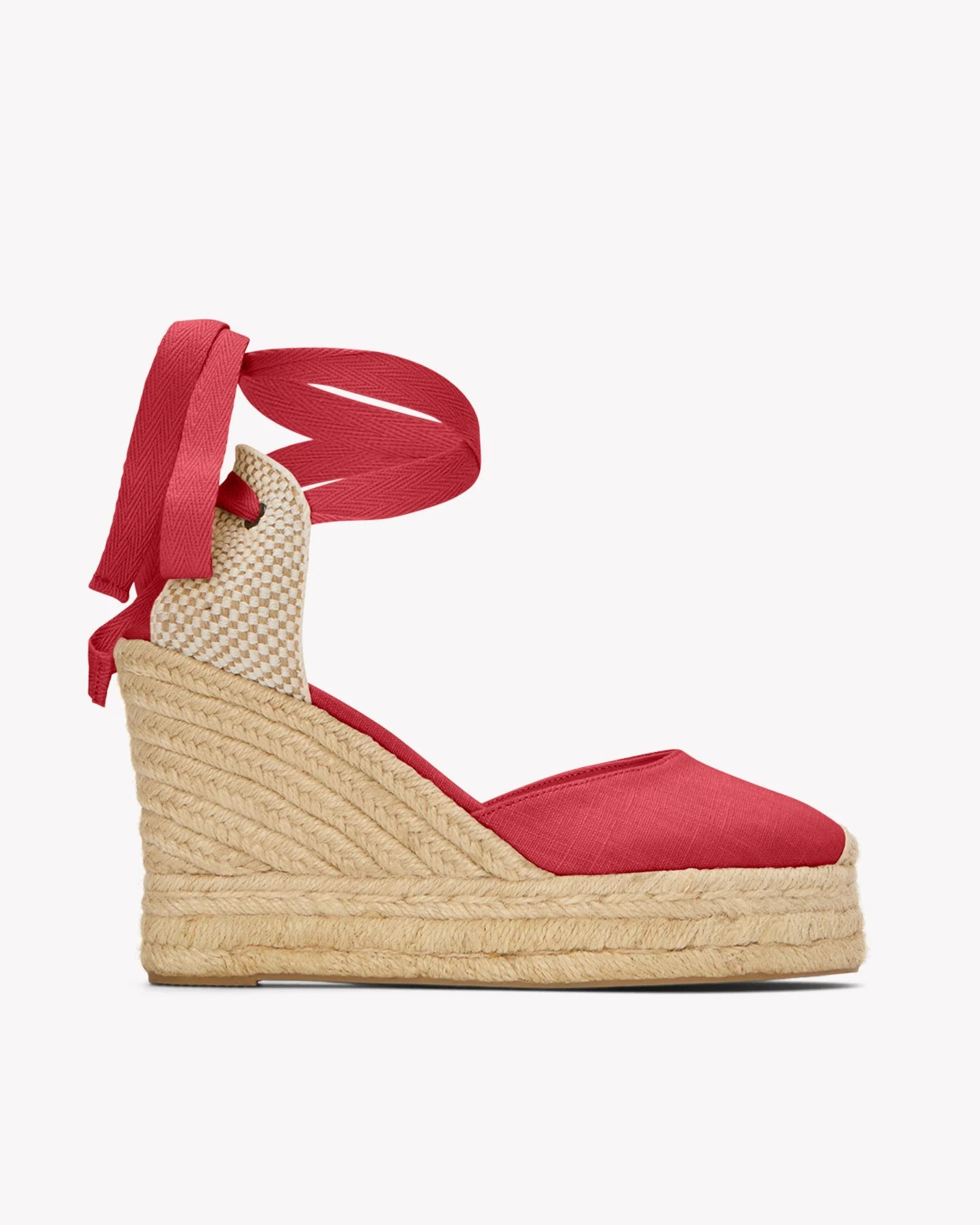 Soludos Women’s Platform Wedge - Classic Red | Soludos