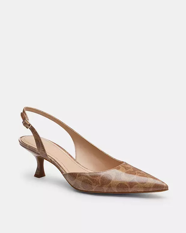 Roxanne Pump In Signature Canvas | Coach Outlet US