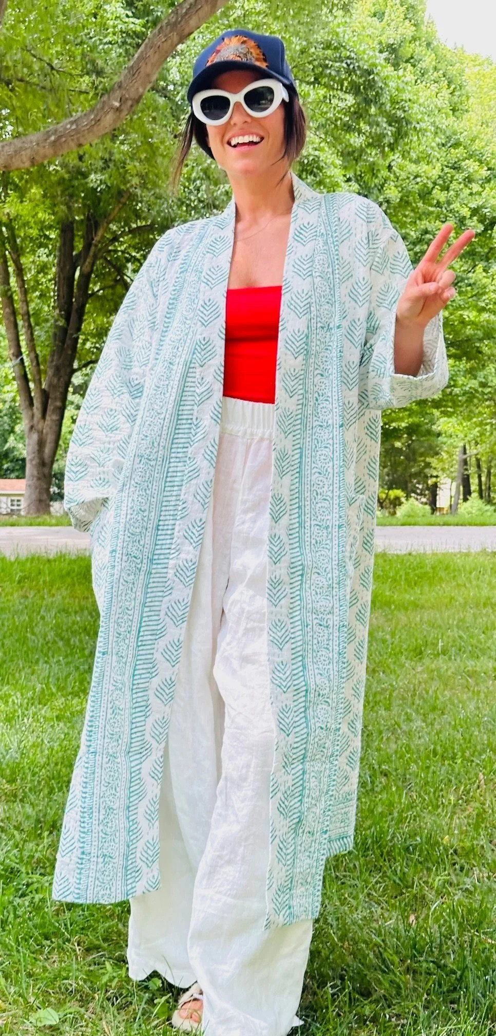 Collins Duster | Cool Me Out Teal — ELEANOR JAMES BRAND | ELEANOR JAMES BRAND