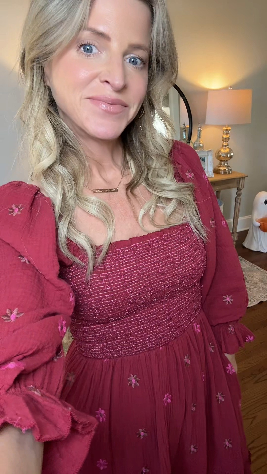 The cutest fall dress giving FP vibes at a fraction of the cost! #fallfinds #falldresses #amazonfashion #amazondress #longsleevedress 

#LTKFindsUnder50