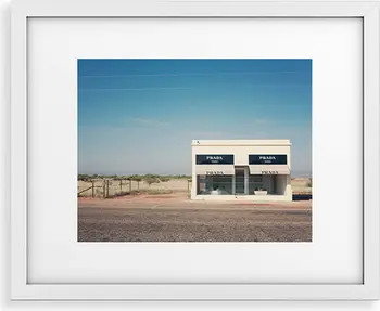 Irony in West Texas Framed Art Print | Nordstrom