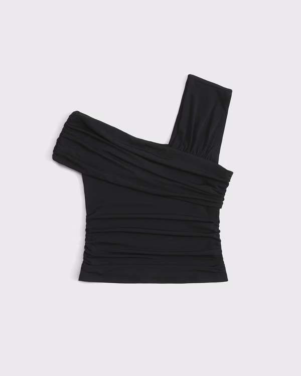 Women's Asymmetrical Wrap Top | Women's Tops | Abercrombie.com | Abercrombie & Fitch (US)