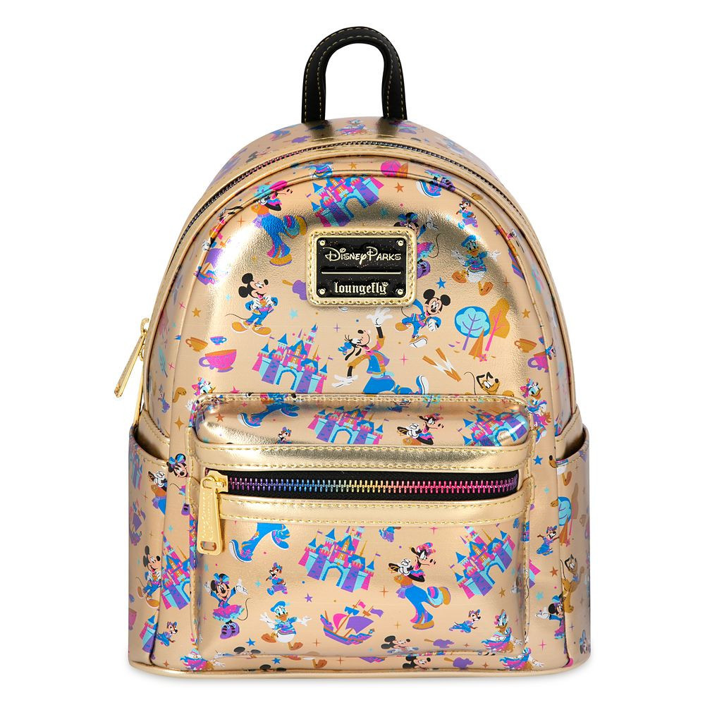 Mickey Mouse and Friends Loungefly Mini Backpack Disneyland 70th Anniversary | Disney Store