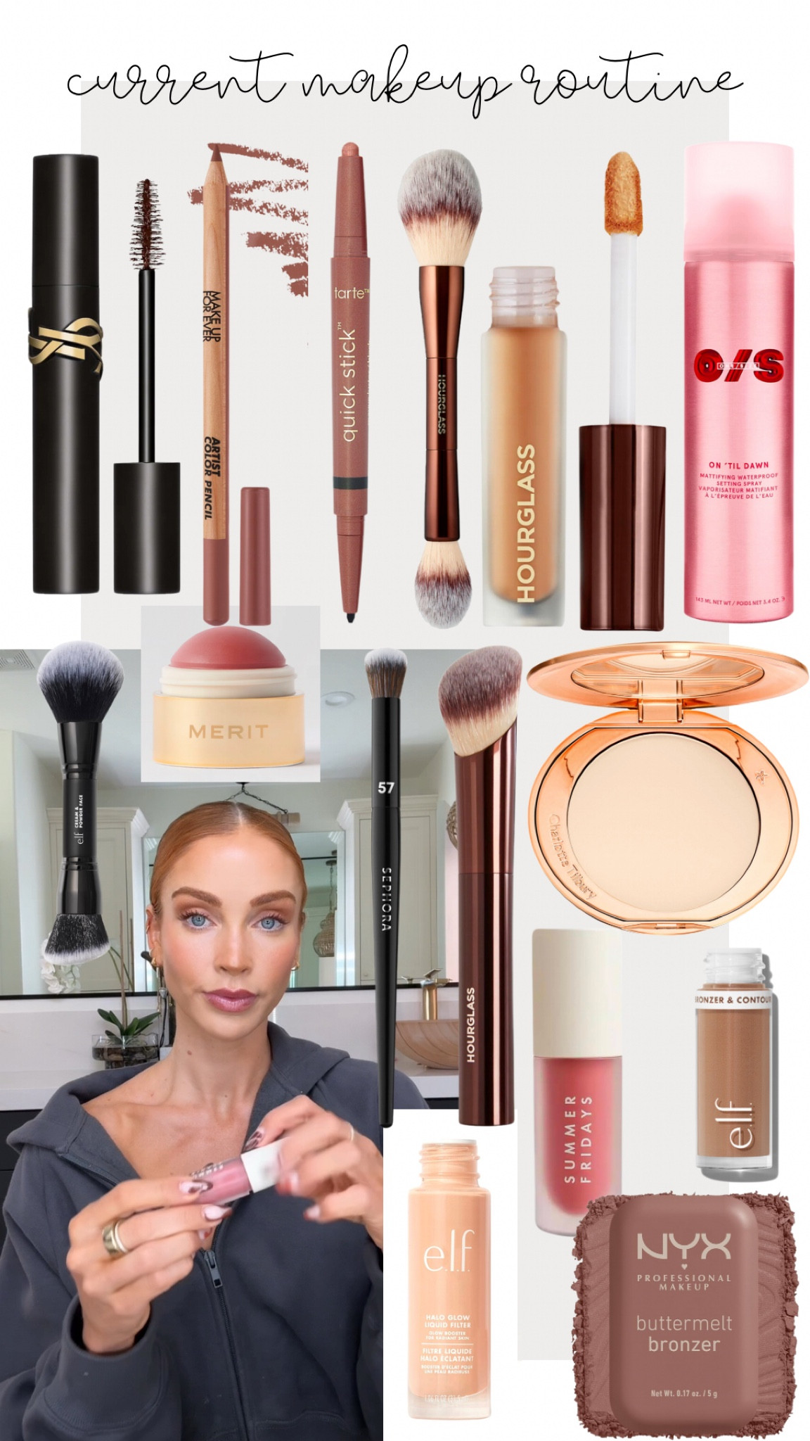 Current makeup routine products!

All make up details below
Foundation 3.5
Concealer beech
Contour medium
Blush Stockholm
Powder shade 1
Lips blush dreams
Bronzer radiant light

#LTKFindsUnder100 #LTKBeauty