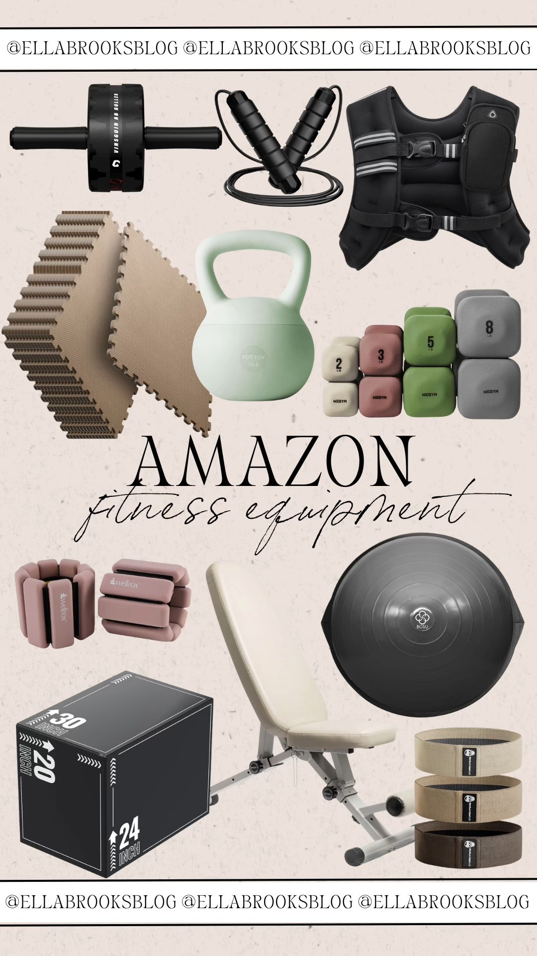 Amazon fitness equipment!

Home gym, workout equipment, free weights, weighted vest 

#LTKActive #LTKHome #LTKfitnessgoals