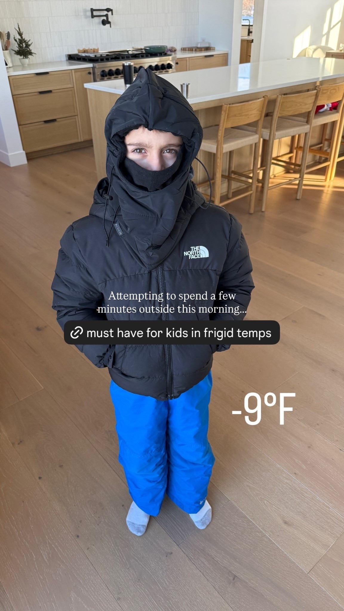 Attempting to spend a few minutes outside this morning…..