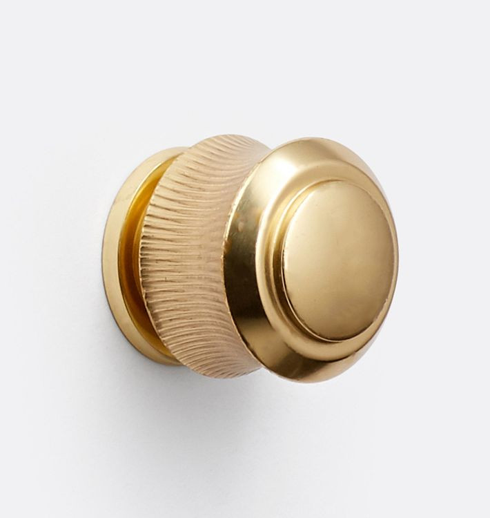 Rigdon Cabinet Knob with Round Backplate | Rejuvenation