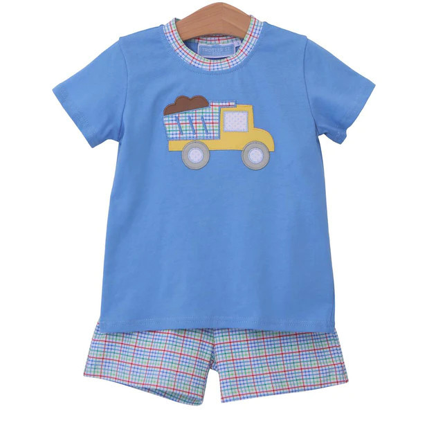 Dump Truck Short Set | The Little Lane Shop