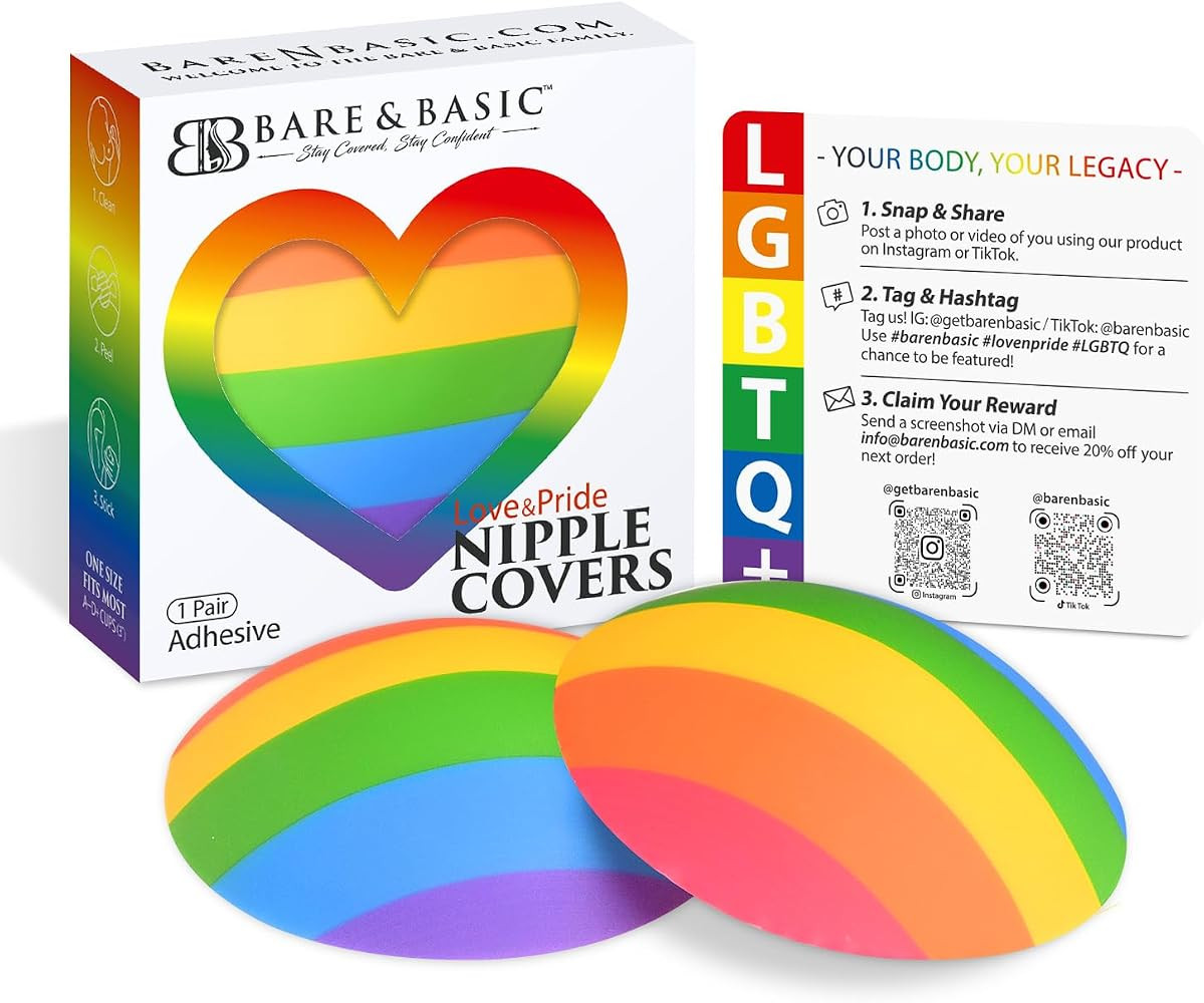 Reusable Nipple Covers for Women \u2013 Rainbow | Amazon (US)
