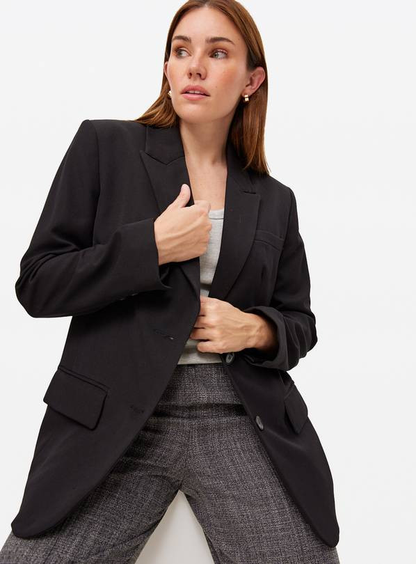 Black Co-ord Ultimate Relaxed Blazer 12 | Tu Clothing