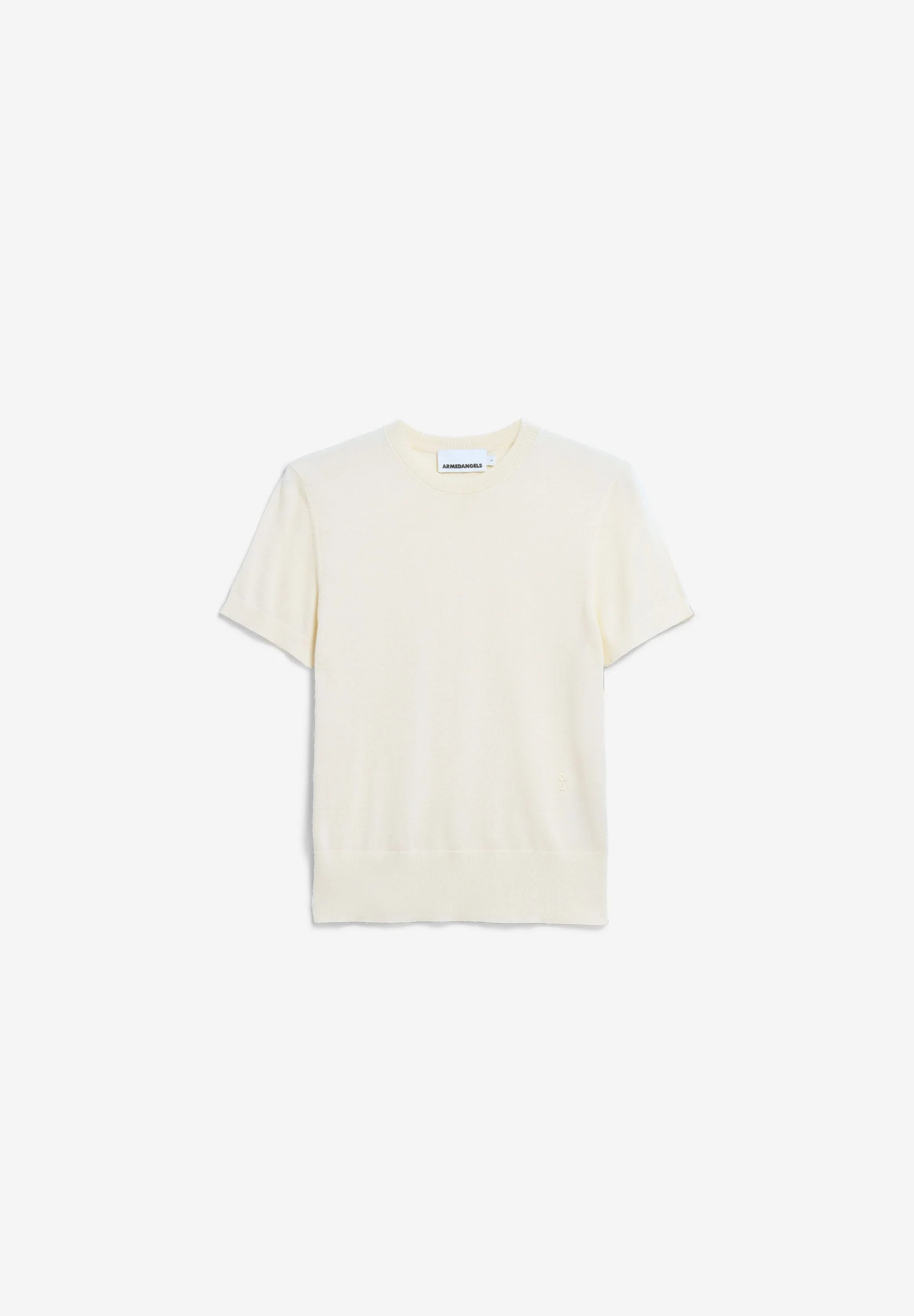 "KURZÄRMLIGER FEINSTRICKPULLOVER TENCEL™ Lyocell-Mix" | ArmedAngels (DE)