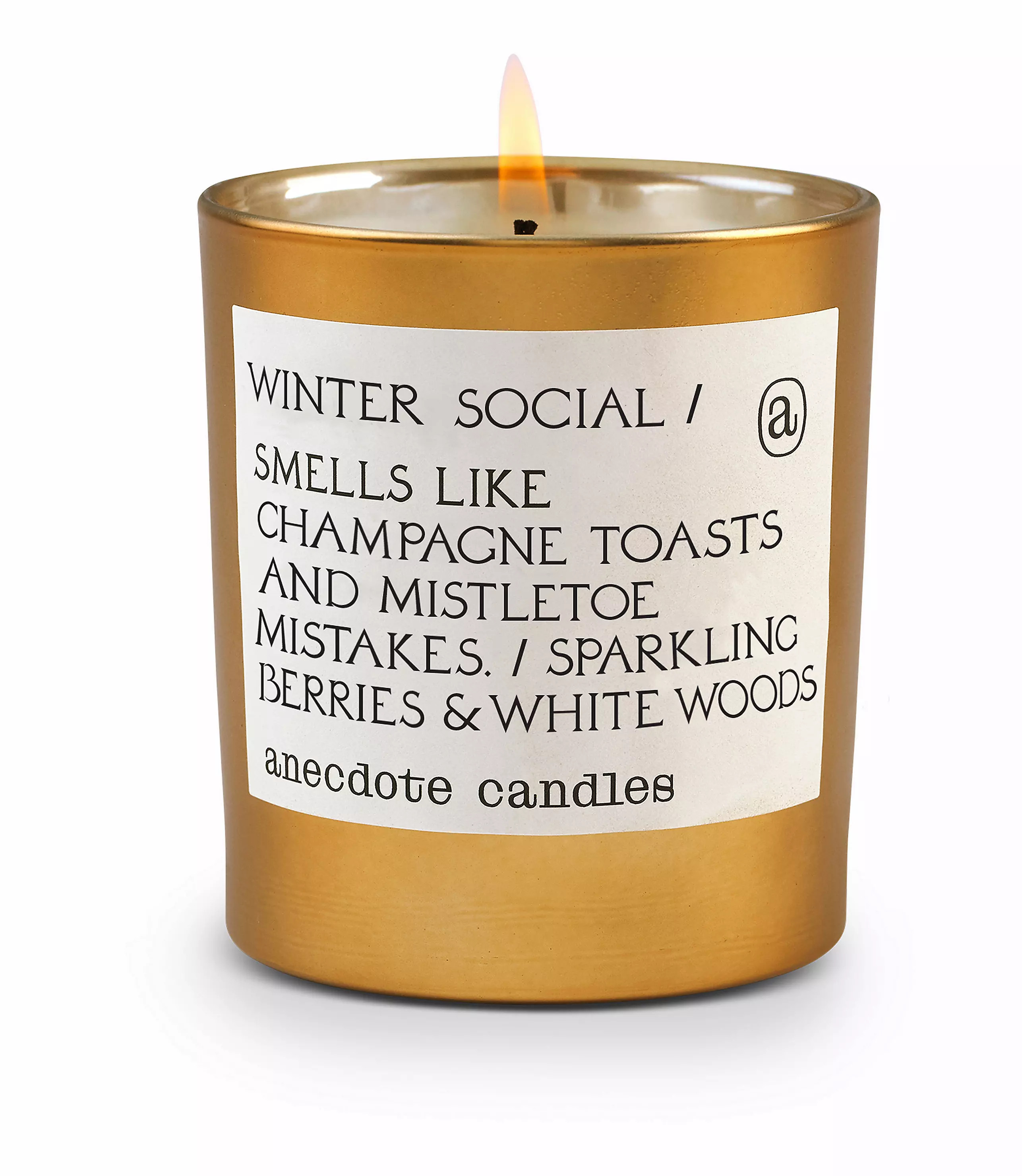 Anecdote Candles Winter Social Gold Tumbler Candle | LOFT
