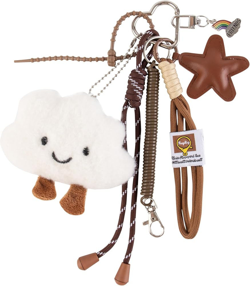 Bag Charms Keychains Clothing Accessories for Women Handbags Purse Backpack Sports Bag Pendant Gi... | Amazon (US)