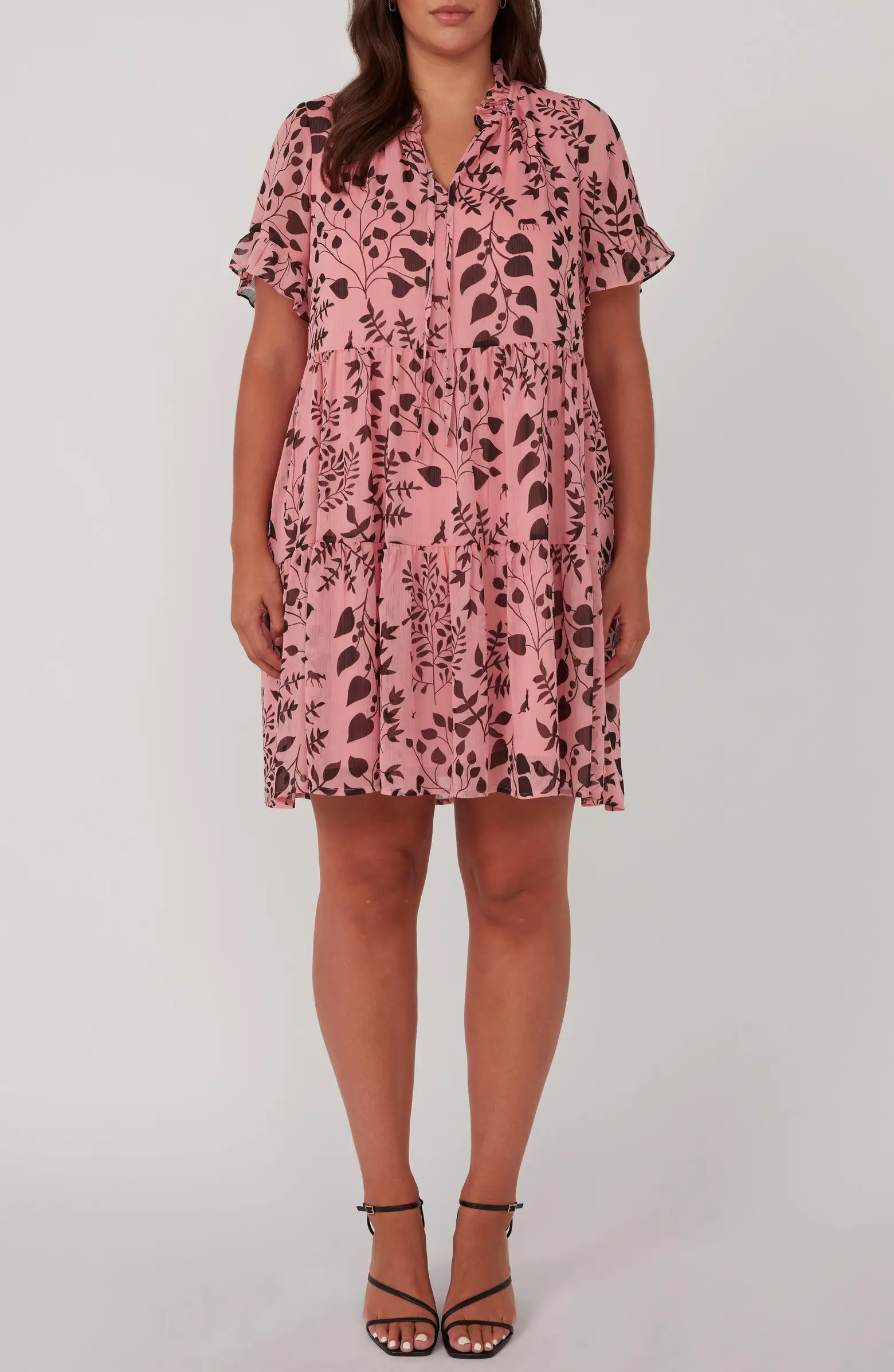 Aurora Tiered Minidress | Nordstrom