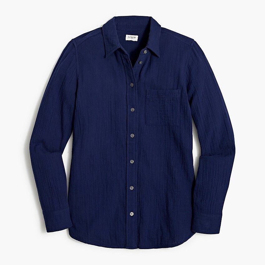 Gauze button-up shirt | J.Crew Factory