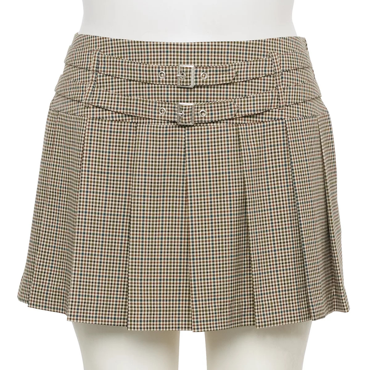 Juniors' Plus Size SO® Belted Pleated Skort | Kohl's