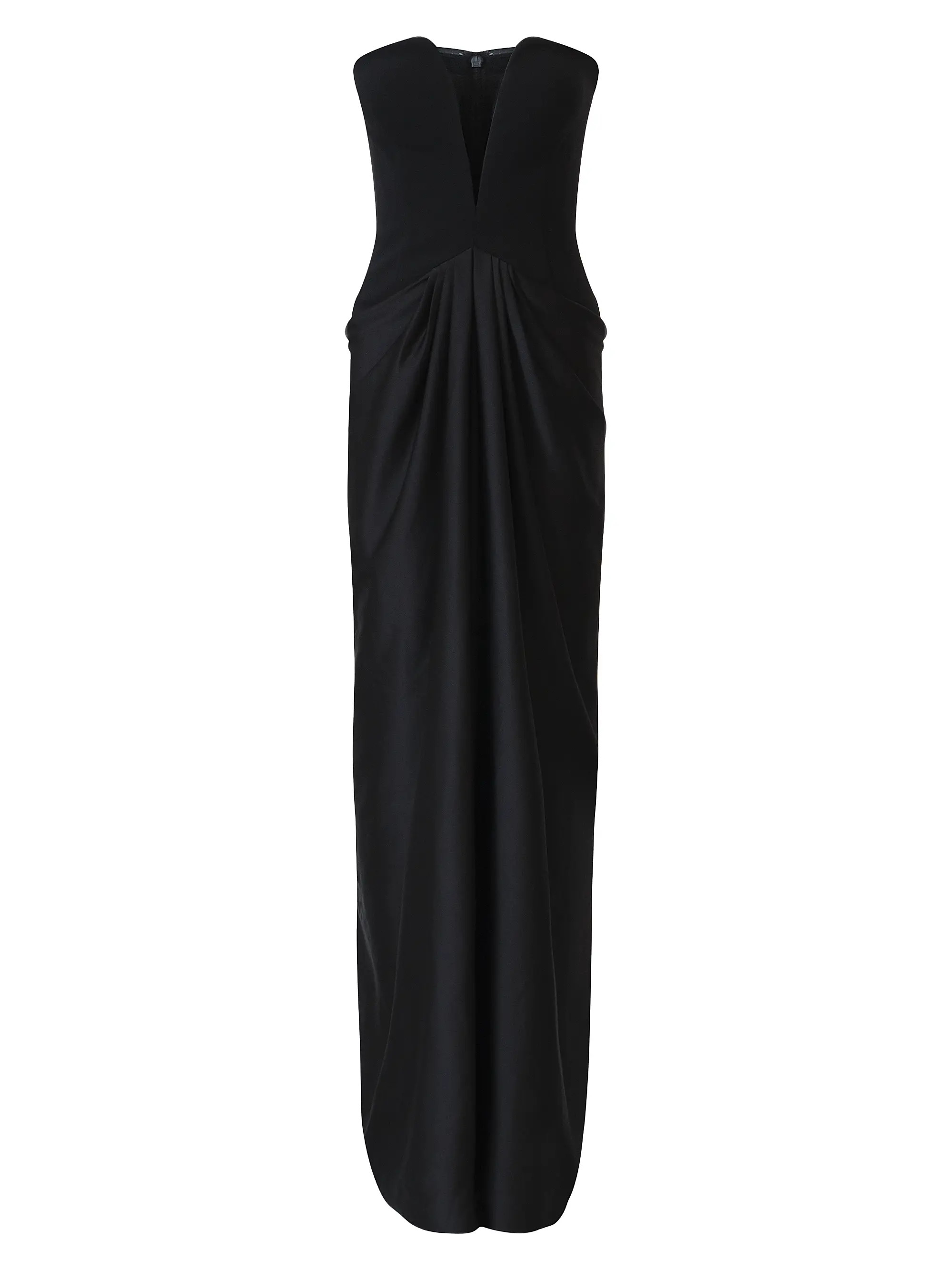 Halston Sanna Stretch-Crepe &amp; Satin Strapless Gown | Saks Fifth Avenue | Saks Fifth Avenue