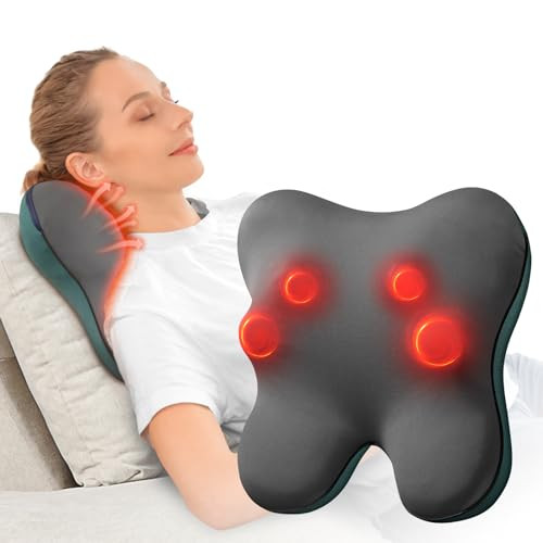 BOB AND BRAD Back Massager with Heat FSA/HSA Eligible, EZBack Corded Neck Massager for Pain Relief Deep Tissue, Shiatsu Back Shoulder and Neck Massager, Massage Pillow for Full Body, Ideal Gifts | Amazon (US)