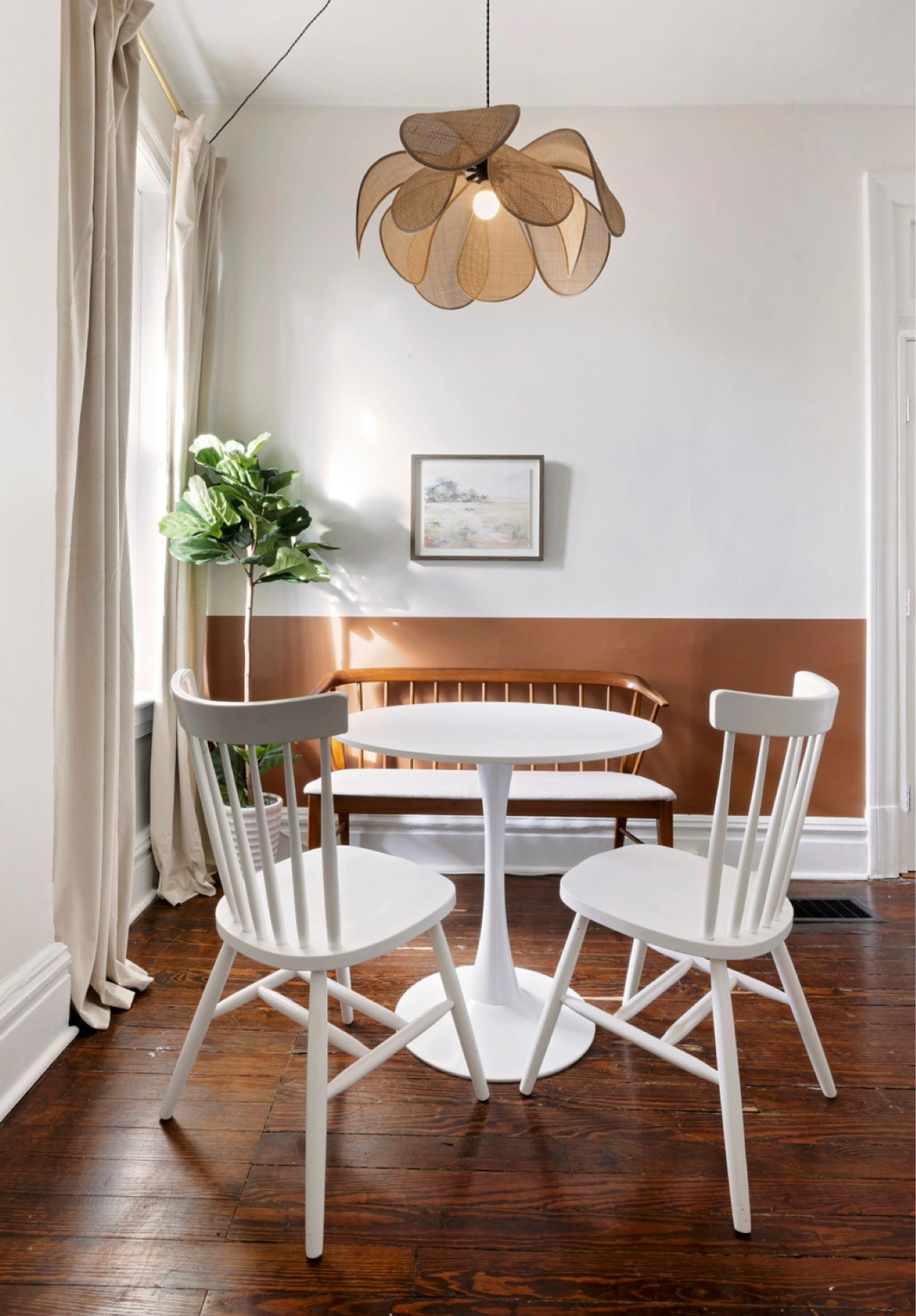 Sometimes you have to spice things up and create a custom dining space 🤌🏼🔥 

Wall color: Behr Rio Rust & Blank Canvas
Bench - thrifted (but I included something similar/cost effective)

#LTKhome #LTKstyletip