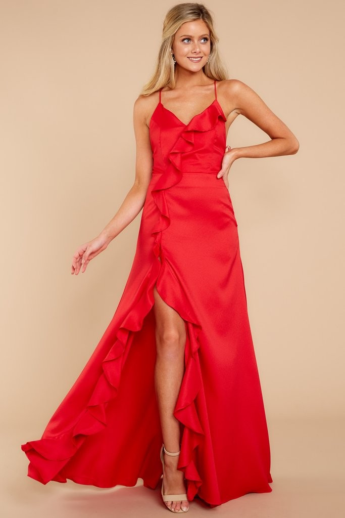 More To Come Red Maxi Dress | Red Dress 