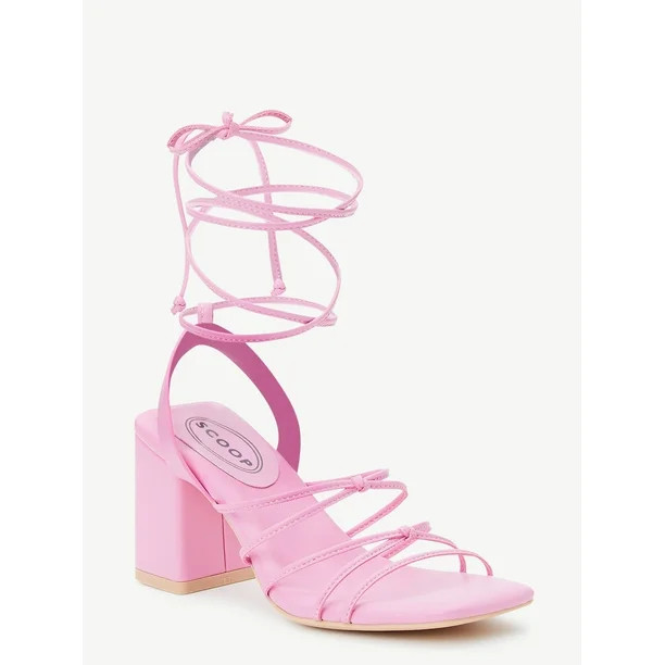 Scoop Women's Strappy Block Heel Sandals | Walmart (US)