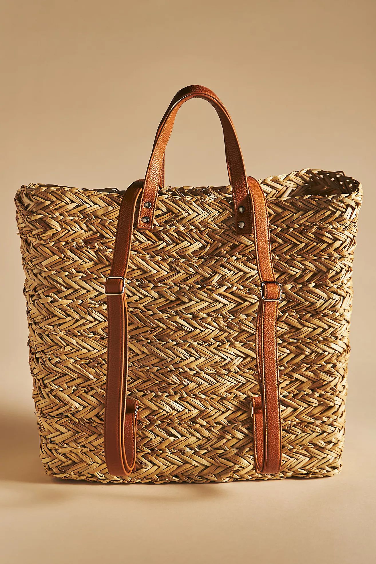 Valencia Straw Backpack | Anthropologie (US)