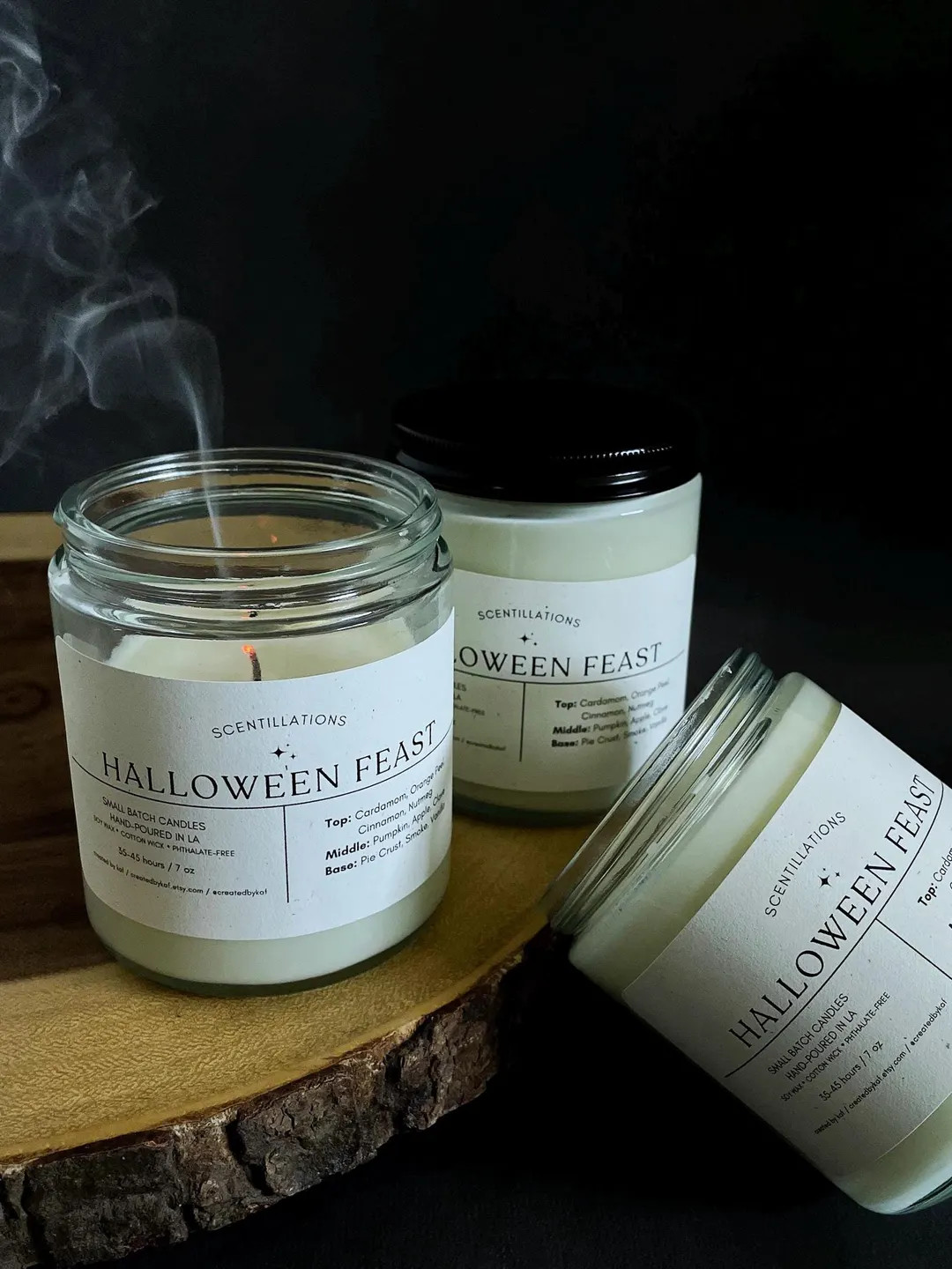 Halloween Feast 7oz hand-poured soy wax candle | Harry Potter Hogwarts Great Hall inspired | Spic... | Etsy (US)