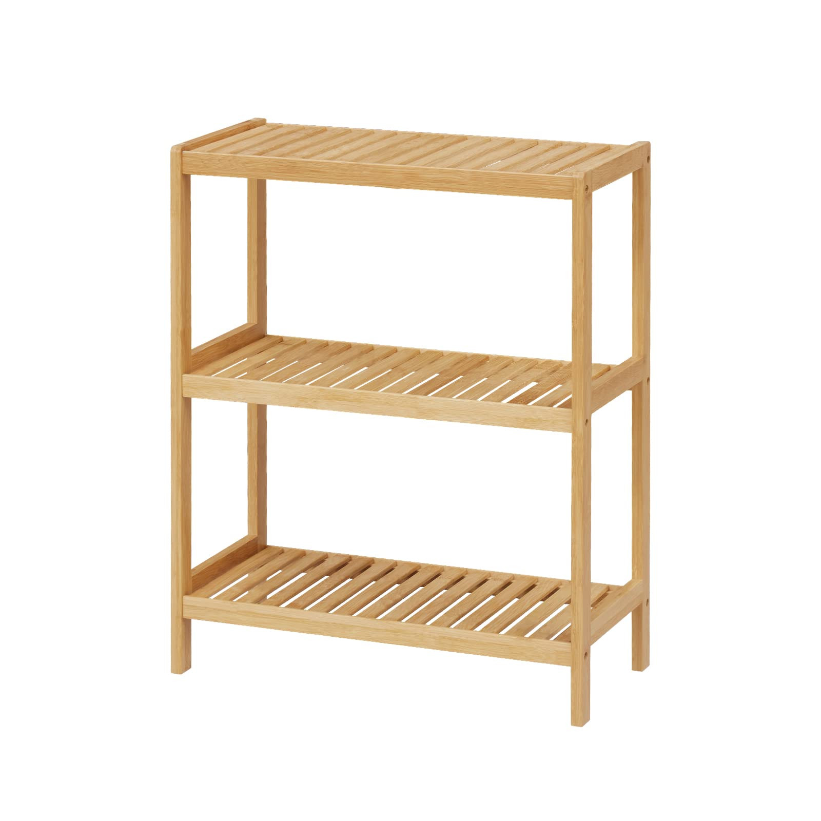Bamboo Bathroom Shelf, Stand Utility Storage Shelf Multifunctional Bathroom Kitchen Living Room H... | Amazon (US)