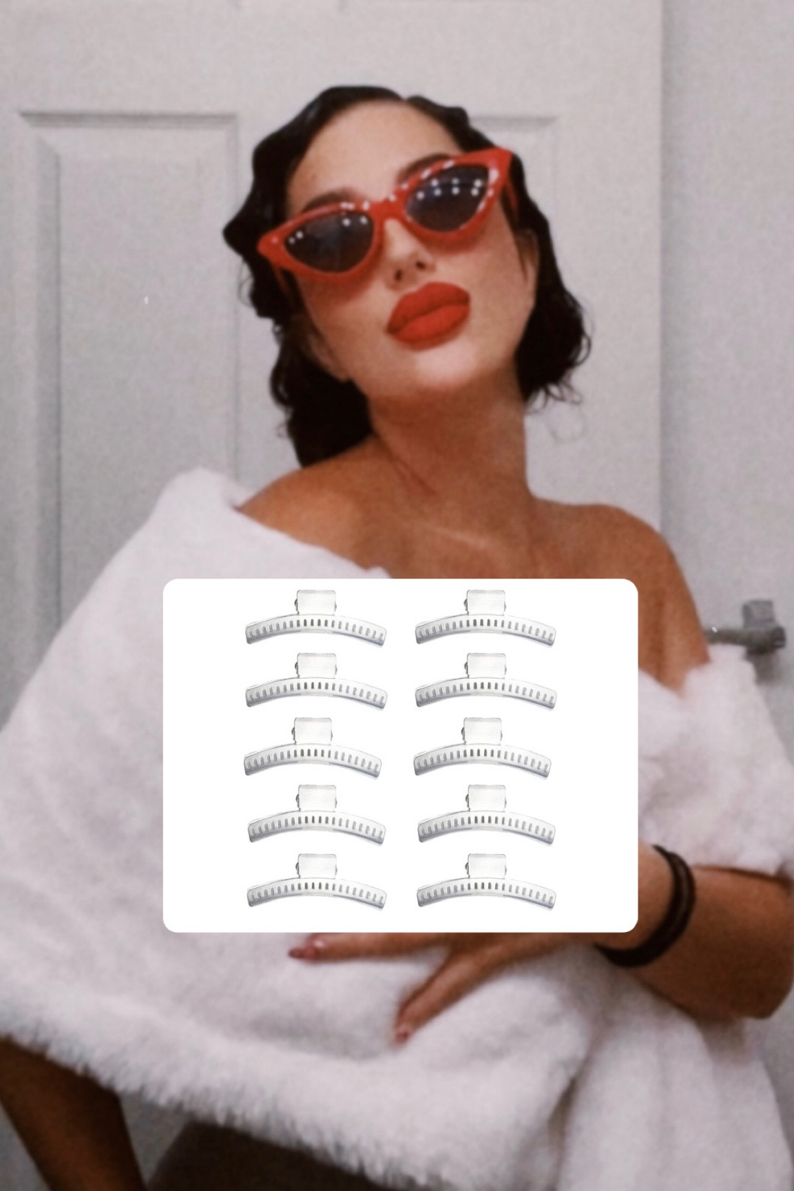 Vintage finger waves in 10 minutes with these clips! tutorial on my IG @cristalina11