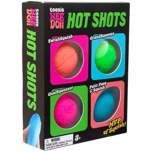 NeeDoh Teenie Hot Shot Squeeze Toy (4 Pack) | Scheels Sports