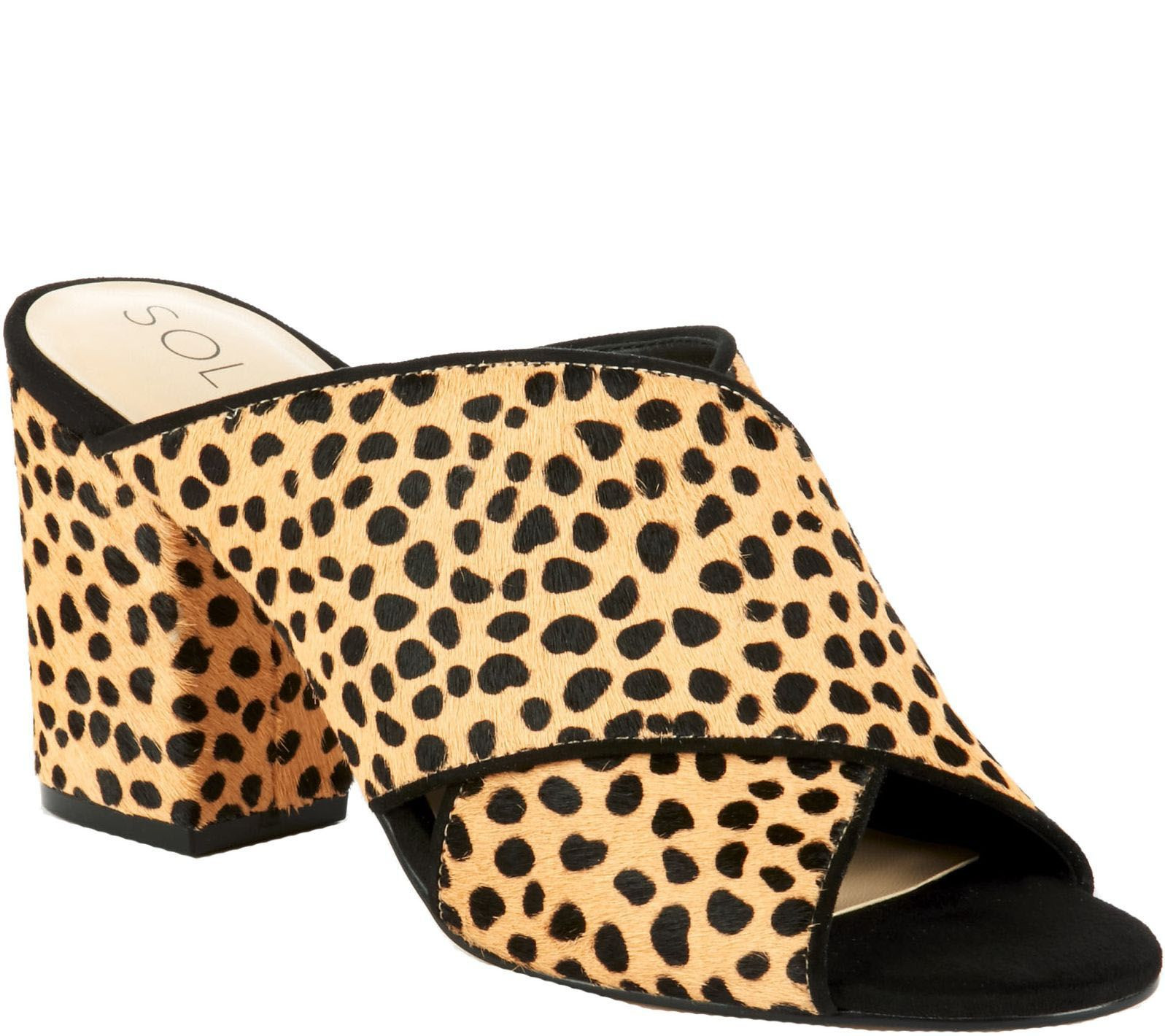 Sole Society Crisscross Mules - Luella Haircalf — QVC.com | QVC