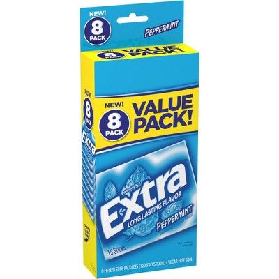 Extra Peppermint Sugar-Free Gum Value Pack – 120ct | Target