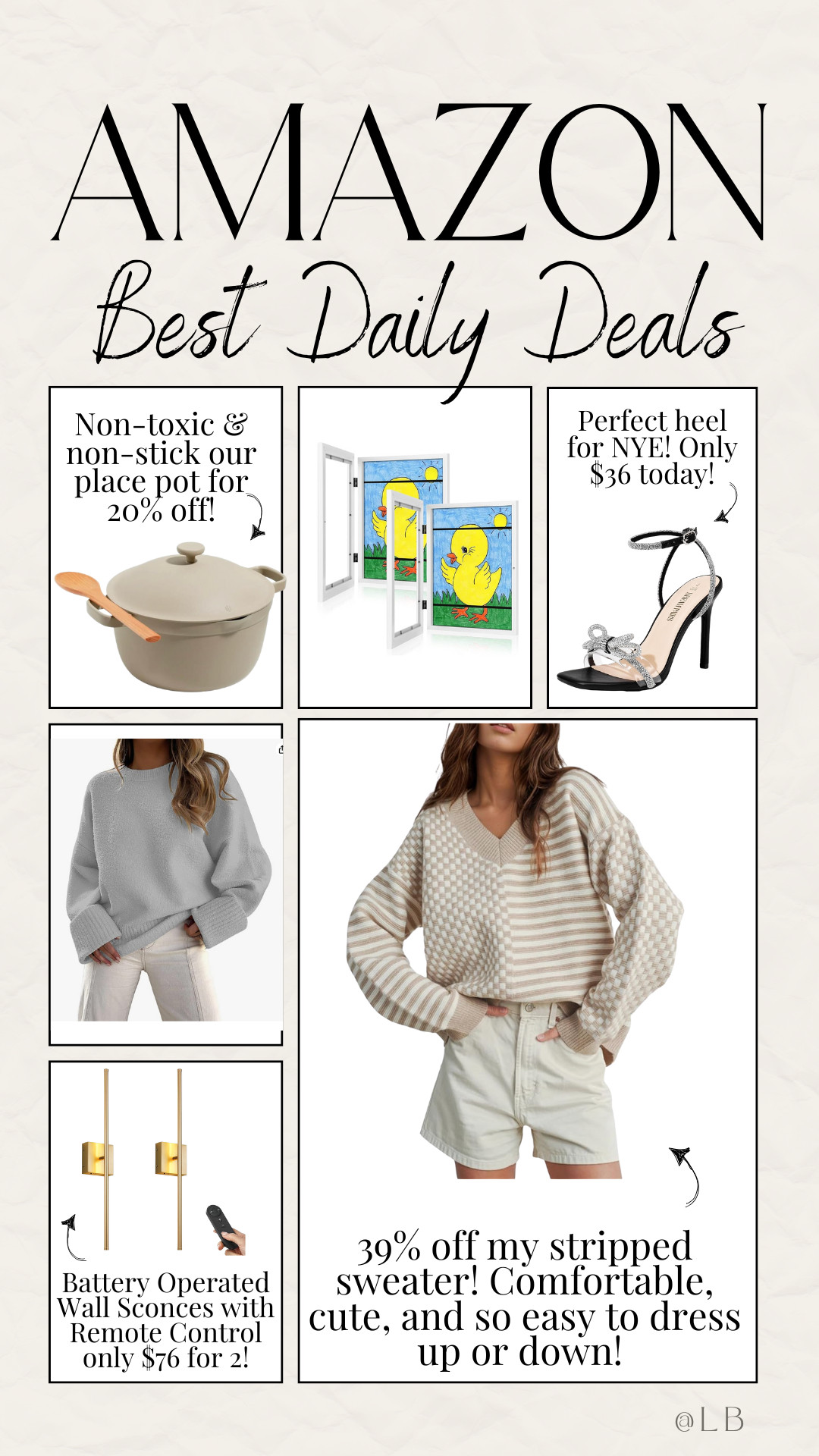 Top 6 daily deals on Amazon today! 

 #LTKGiftGuide #LTKootd #LTKSaleAlert