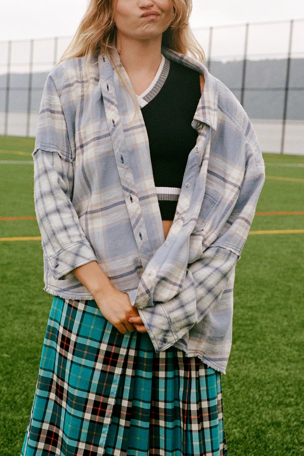 BDG One Way Or Another Plaid Button-Down Shirt | Urban Outfitters (US and RoW)