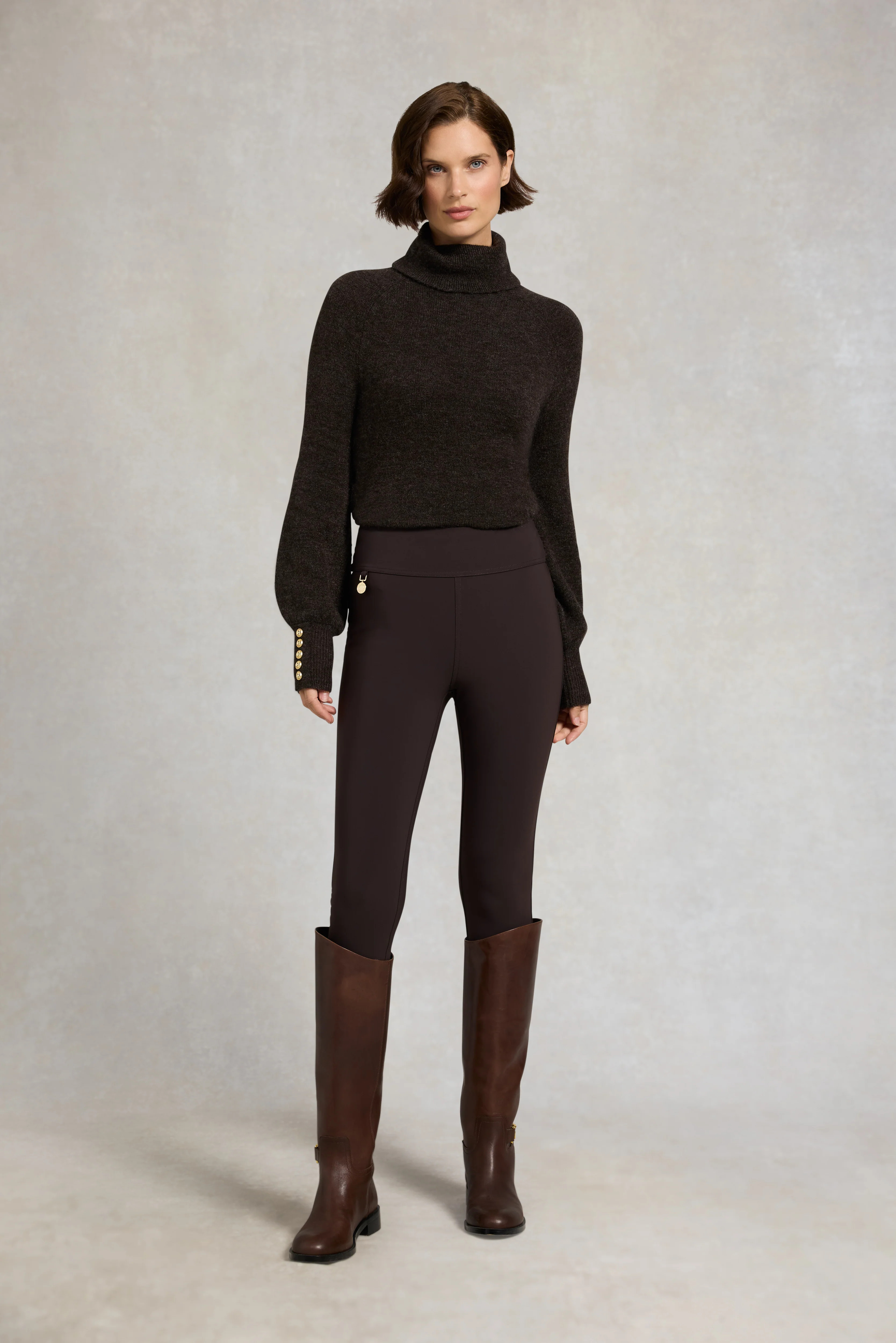 Contour Legging (Walnut) | Holland Cooper