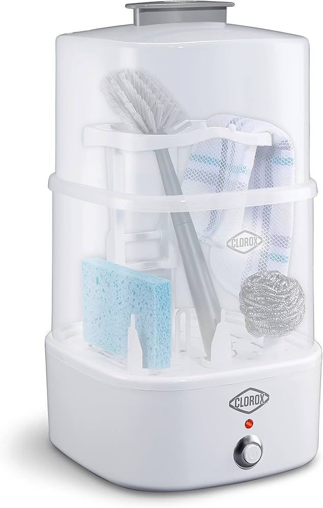 Clorox 2-Tier Electric Steam Sanitizer for Kitchen Utensils, Cleaning Sponges, Bathroom Accessori... | Amazon (US)