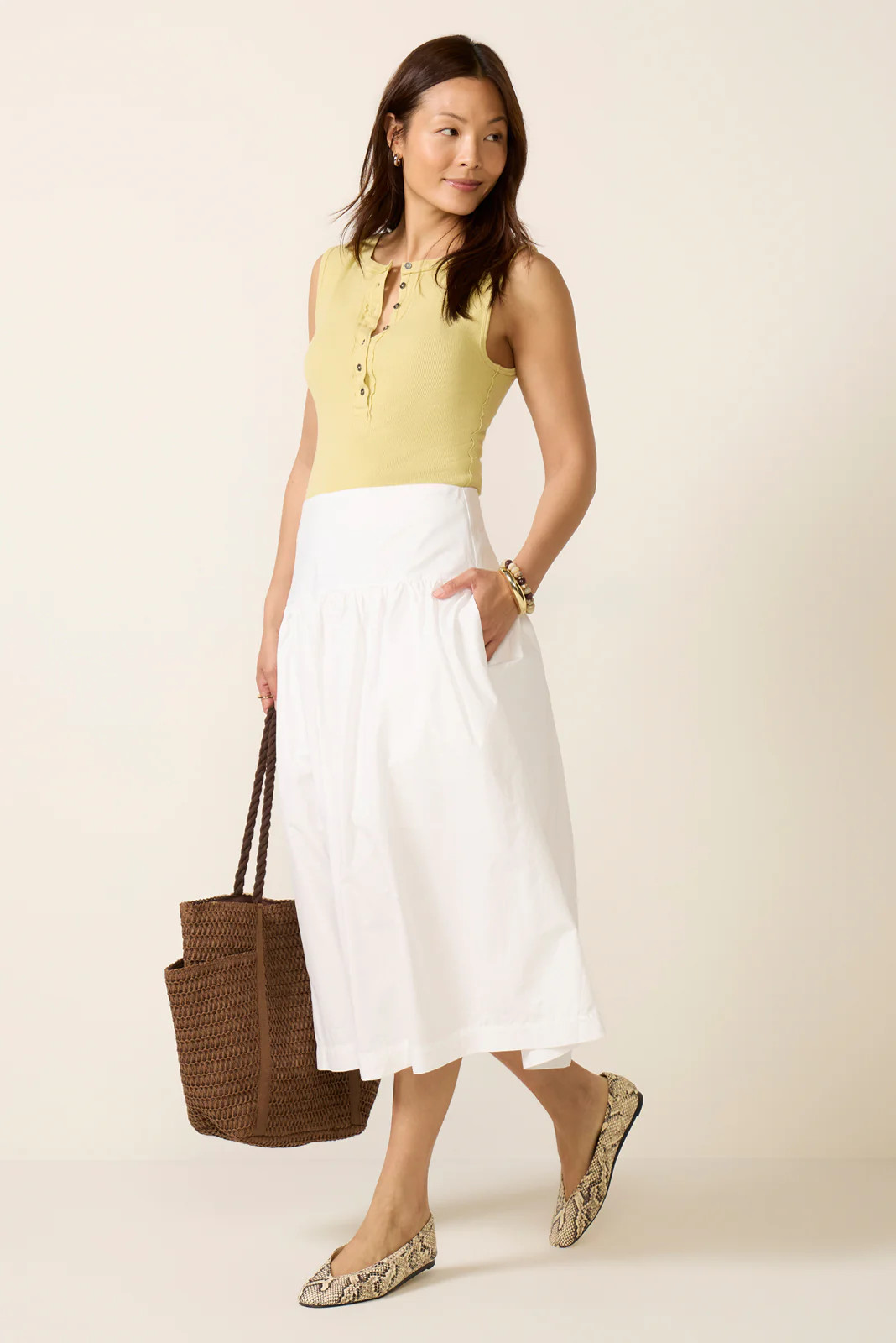 Free Time Poplin Skirt | Evereve