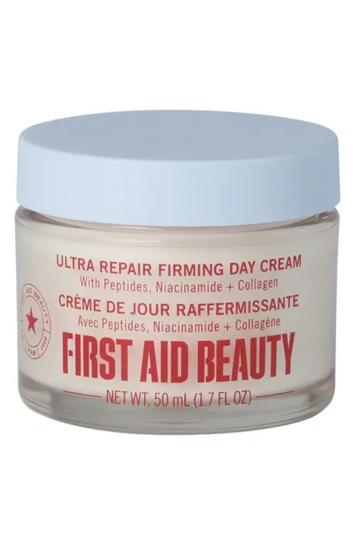 First Aid Beauty Ultra Repair Firming Day Cream with Peptides, Niacinamide & Collagen at Nordstrom, Size 1.7 Oz | Nordstrom