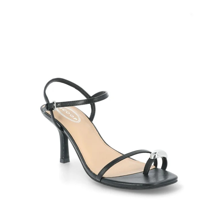 Scoop Women's Strappy Stiletto with Toe Loop | Walmart (US)