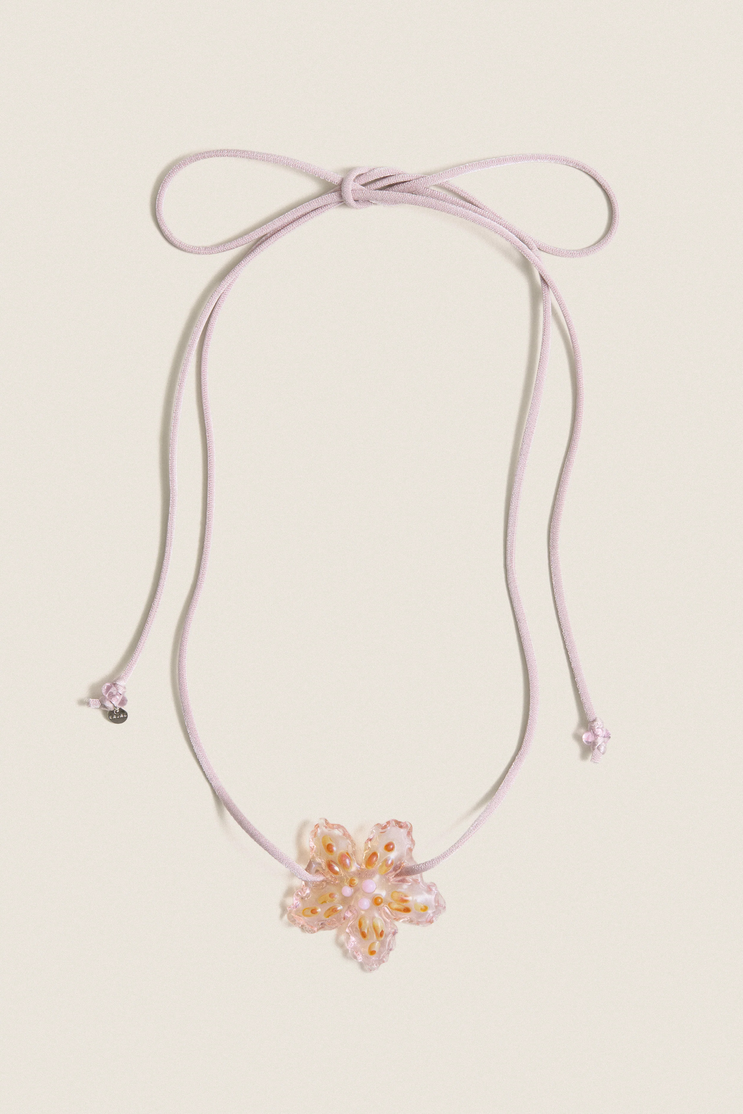 Pink Glass Betta Necklace | Tuckernuck (US)