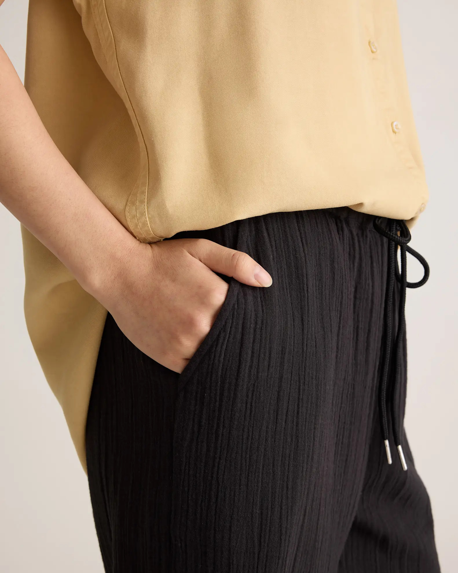 100% Organic Cotton Gauze Straight Leg Pants | Quince