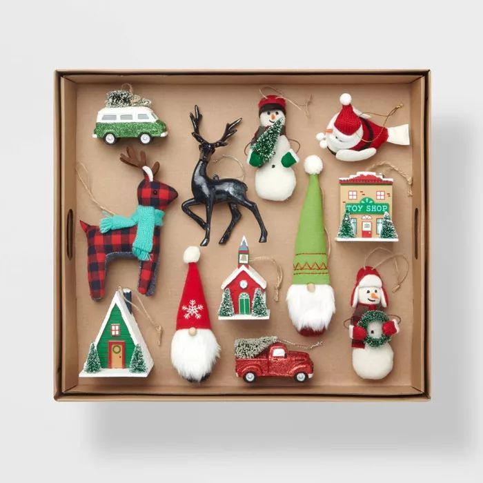 85pc Winter Farmhouse Christmas Ornament Kit - Wondershop™ | Target
