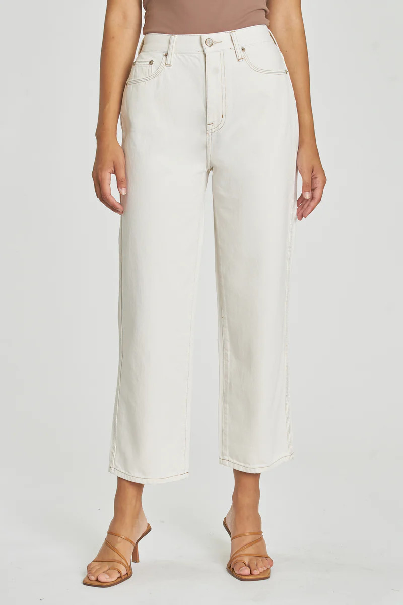 Cassie Super High Rise Straight Crop - Adobe | Pistola Denim