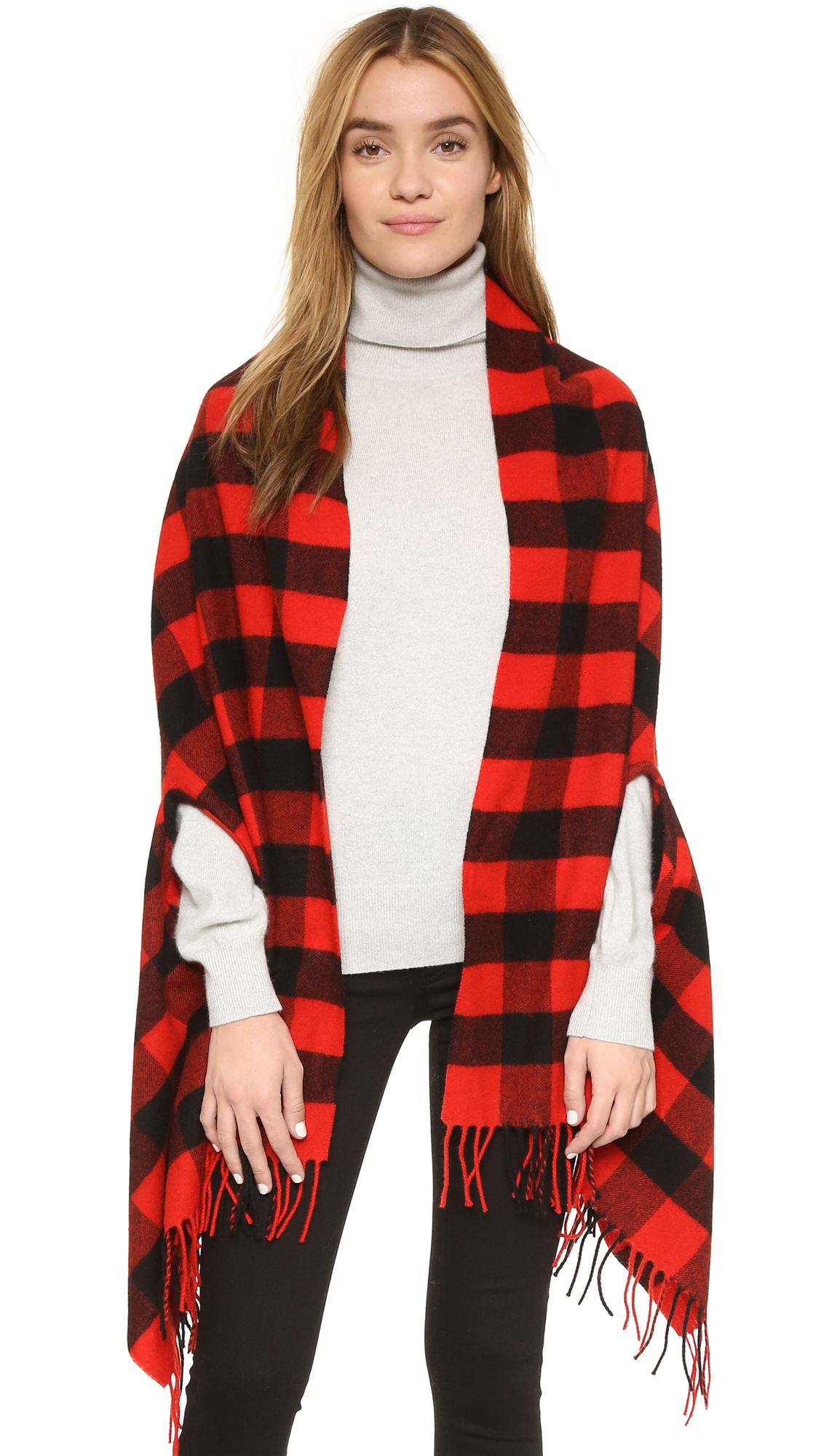 Buffalo Check Cape Scarf | Shopbop