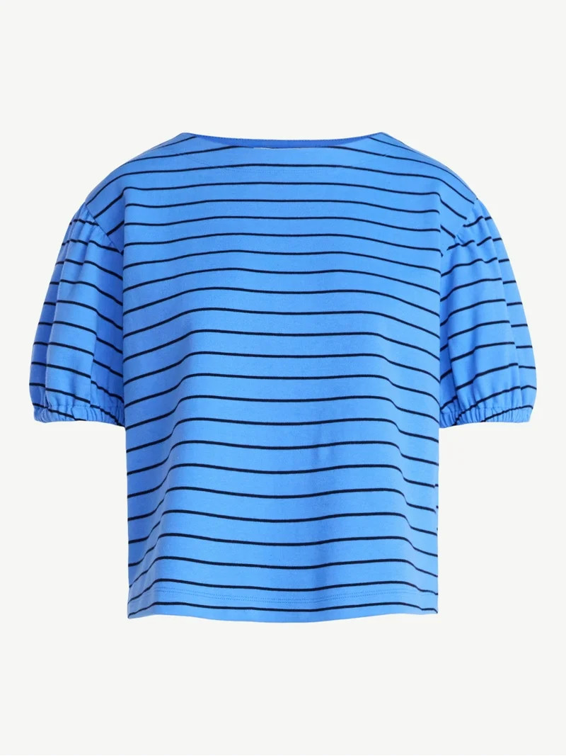 Free Assembly Women's Puff Sleeve Tee, Sizes XS-XXL | Walmart (US)