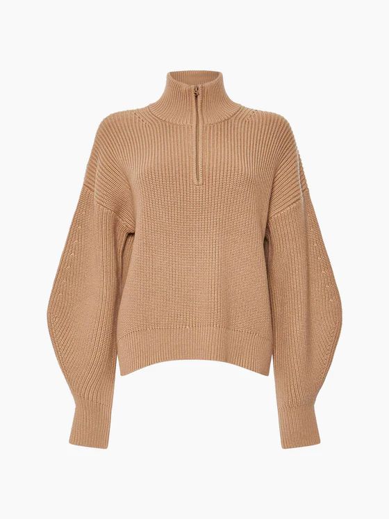 Lydia Half Zip Mock Neck Jumper | French Connection (UK)