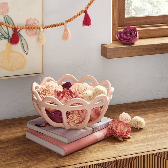 14pc Decorative Floral Filler Pink/Cream - Opalhouse™ | Target