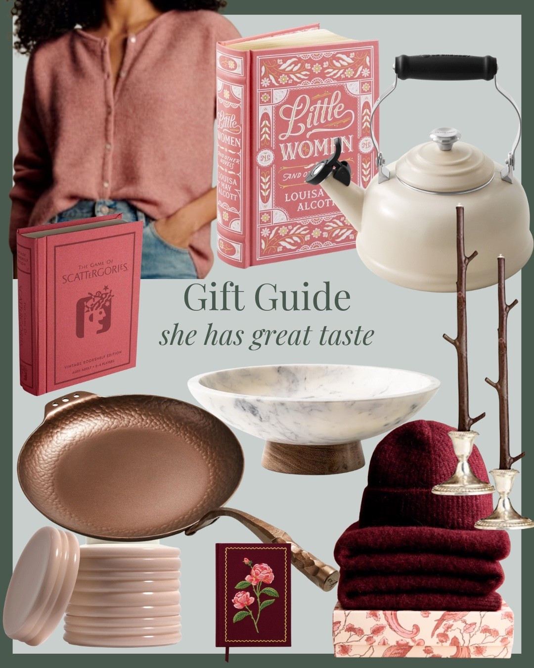 A gift guide for the woman in your life who has great taste. 

#LTKGiftGuide #LTKHoliday #LTKHome