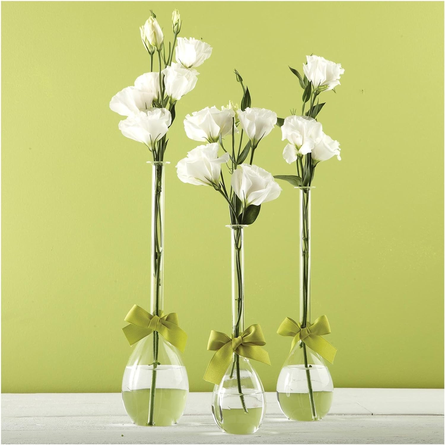 Two's Company Sleek and Chic Set of 3 Tear Drop Vase | Amazon (US)
