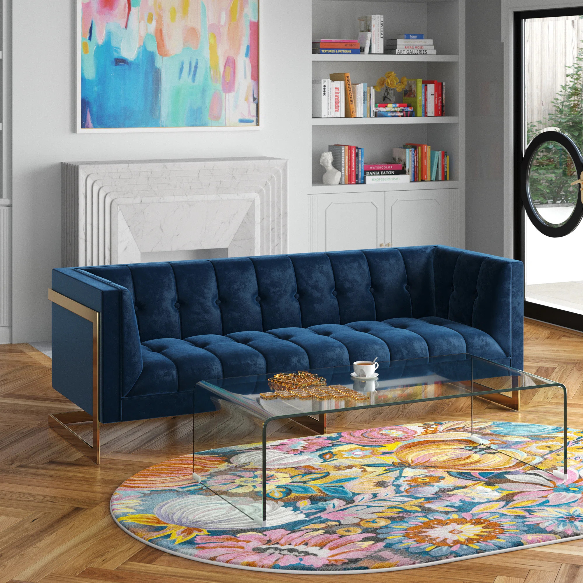 Belva 83.5'' Velvet Sofa | Wayfair North America